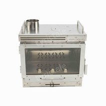 리릭테일 펠릿난로 불멍 야외용 무동력, 작은벽난로2.0풀세트