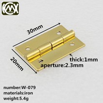 우편수취함 우편함 다세대 고충처리함 벽걸이KIMXIN 판매 작은 나무 상자 경첩 시가 평면 30mm 10 도 나사, 01 golden
