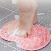 촘촘 풋브러쉬 실리콘 발닦이 세척매트 발바닥굳은살제거, 촘촘 풋브러쉬 핑크