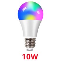 RGB E27 LED 스포트라이트 전구 AC 85-265V 봄빌라 4W 10W 15W IR 원격 제어 스마트 RGBW 램프 홈 장식, RGB 10W