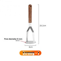 스테인레스 스틸 감자 사수 커터 도구 주방 과일 야채 커터 크러셔 가정용 식당 주방 악세사리, 체코_large