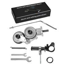 전기 드릴 전단 세트 DIY 전기 드릴 플레이트 커터 부착 범위, 단일옵션