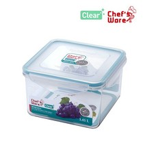 [셰프웨어] 클리어 정사각 1.41L, 단품