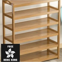나무 신발장 좁은현관 가성비 가정용 원룸 자취 수납장 다용도 진열 보관함 정리대 Free Hong Kong, 레귤러 모델 5단 기장 80cm
