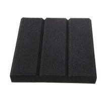 30x30x5cm 방음 폼 스튜디오 음향 사운드 처리 흡수 웨지 Ti, 검은색, 검은색