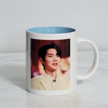 손태진굿즈 포토머그컵제작, 핸드칼라-블루, 양면인쇄, 1개