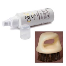 캐럿 가죽 크리너 60ml 와 말털 브러쉬 세트