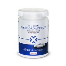 DCA 디클로로 아세트산 나트륨 - SODIUM DICHLOROACETATE (DCA) 500mg, 60정