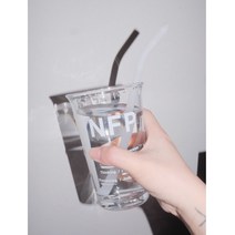 이에스 MBTI 엠비티아이 글라스컵 커피컵 2유형, 컵+빨대+뚜껑, 1개, ISFP