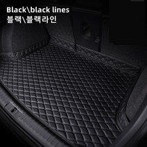 Ecool 폭스바겐 전차종 트렁크매트 차박매트 아테온 제타 투아렉 CC EOS 골프 비틀, 3 블랙/블랙 라인, 제타 7세대(19년~현재)