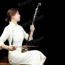 아쟁 해금 국악기 휴대용 취미용 입문용, 전문연주검은백단얼후+고급컬렉션케이스