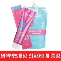새롬 엘르 칼라 업 컬러 크림 120ml/염색약/5개당 산화제 1통/염모제, 5/30 밝은 갈색, 1개