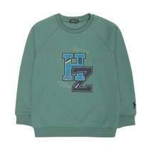 헤지스키즈 브리티쉬 맨투맨 HSF12TM15M_GN