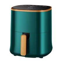 domiheat 대용량 5L 에어프라이어, 녹색, 일반 기계식