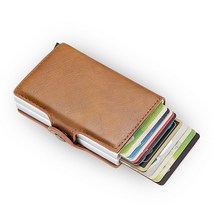 남자명품시계 DIENQI-급 짧은 Rfid 카드 지갑 돈 가방 미니 알루미늄 작은 얇은