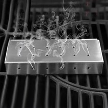 바비큐 훈연 칩 통 스모크 박스 케이스 바비큐 스텐통 소시지 캠핑요리