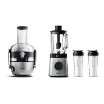 필립스 HR1921 20 주스 1100W 스테인레스 스틸 앤 HR3655 00 스탠드 믹서 1400W 프로블렌드 6