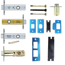 방문손잡이 부속 문고리 문손잡이 래치 캐치 잠금핀 버튼 도어락 각축, 17번상업용래치, 1개