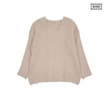 탑텐 [바인드] 여성 베이직 하찌 브이넥 니트_DG8W2-WSP061_분당점