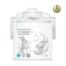 모모래빗 21년형 에코씽씽 밴드형 기저귀 아동용 L, 21년형/대형, 120매