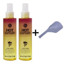 올가 뿌리는 헤어오일에센스 핫스타일링 샤인테라피 150ml+150ml+스프레이 가리개