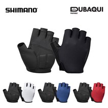 시마노 신형 에어웨이 반장갑 자전거 장갑 나눅스 정품, 화이트