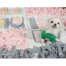 연우숲향기 노즈워크 스너플매트 노즈플레이 멍멍담요 사은품 강아지매트, 파스텔