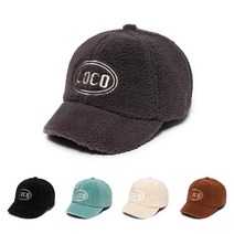 COCO 코코 보아털 숏캡 숏챙 볼캡 남녀공용 커플모자 겨울모자