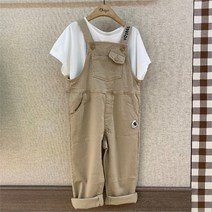 치크 SH01 고슴도치 폴 오버롤 면바지 cktc2182b
