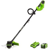 부탄가스예초기 greenworks 10amp 18인치 유선 가스 충전식 예초기, 14 트리머(4.0ah)