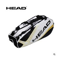 9 팩 헤드 테니스 가방 클래식 조코비치 라켓 백팩 성인 남성 여성 스쿼시 파델 비치 숄더백 액세서리, 3