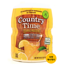 컨츄리타임 레몬에이드 믹스, 7개, 1통, 538g