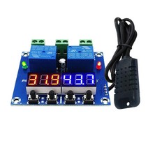 XH-M452 온도 및 습도 제어 모듈 디지털 디스플레이 이중 출력 자동 일정 온도 및 습도, 푸른