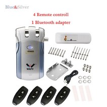 도어락 Wafu 019 fringer print Lock 투야 스마트 라이프 와이파이 도어 잠금 암호 블루투스 원격 제어 보, 09 Bluetooth control