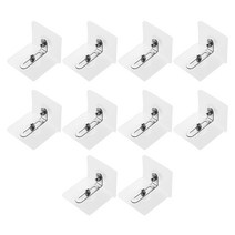 10pcs 홈 아니 드릴 안티 팁 이동식 가구 벽 앵커 책장 아기 교정 스트랩 자기 접착제 어린이 안전 캐비닛, 01 A