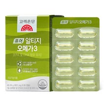 퓨어 알티지 rTG오메가3 식물성캡슐 60캡슐 x 1개 (2개월분)