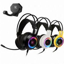 [달몬] COX CH50 가상 7.1 진동 RGB LED 게이밍 헤드셋 블랙 _ 핫템 잇템 DLMON+013475EA, 옵션 :  본상품선택