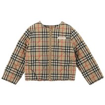 [버버리] 22FW 키즈 빈티지 체크 퀼팅 자켓 8053907 A7028