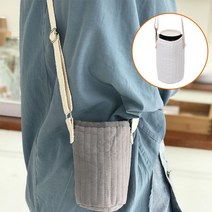 보온보냉 텀블러 보틀 에코백 파우치 가방 DD-10676, 그레이