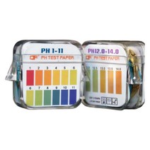 2컬러 PH 테스트 측정기 수소이온측정 용액종이 리트머스종이 과학실험