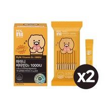 활성형 비타민D3 1000IU 햇살 비타민디3 비타민d 분말 가루 스틱 스위스산 어린이 청소년 수험생 임산부 중년여성 시니어 뼈건강 추천, 두박스, 삼십스틱