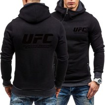 MMA UFC 후드 집업 후리스 후드티 양털 겨울 운동복