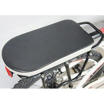 자전거 뒷자리 푹신한 안장 보조의자 짐받이 쿠션, 1개, 자전거보조의자쿠션
