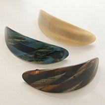 바이데이지 바이데이지 프랑스 아치형 마블 자동 헤어핀 Bh0726