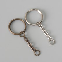 [펠트친구]체인키고리(10개)[1838], 니켈(은색)