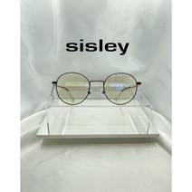 신제품 국내생산 100%정품 시슬리 시슬리안경 SISLEY S-2403 COL.3 브라운무광&골드무광 특이한안경 안경선물 동글이안경 51사이즈 누진다초점안경추천