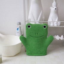 바보사랑 개구리 스폰지 목욕타올.이비자