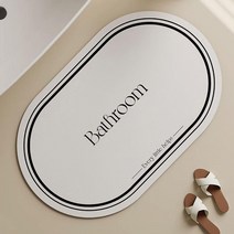 그리뉴얼 욕실 화장실 BATHROOM 규조토 발매트, 그리뉴얼 발매트 화이트