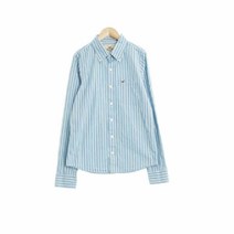 홀리스터 네이비 스트라이프 면 긴팔셔츠 여자 2857
