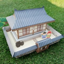 전통 한옥 종이 입체 조립 키트 미술 만들기 재료, 본상품선택